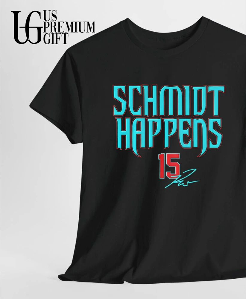 Schmidt Happens Ryan Waldschmidt No 15 Arizona Diamondbacks baseball signature shirt