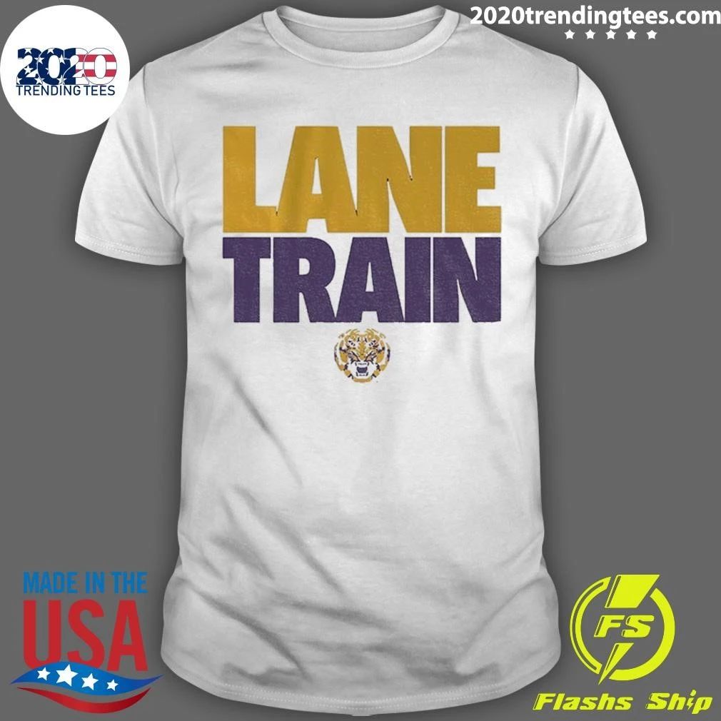 Football Lane Train Text Lane Kiffin Shirt
