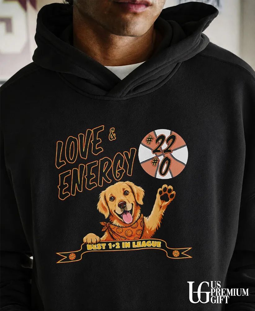Love & Energy Golden Retriever best 1-2 in League Indiana Fever NBA shirt