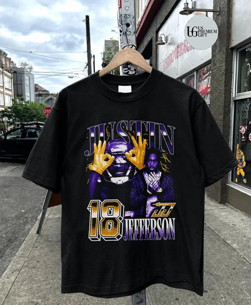 Justin Jefferson Minnesota Vikings Football signature shirt