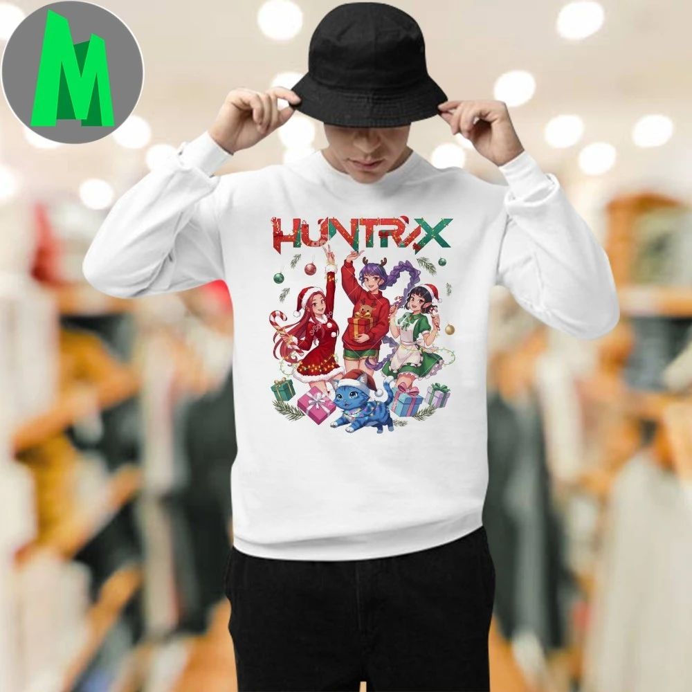 Huntrix Xmas Christmas Version Rumi Zoey Mira Shirt