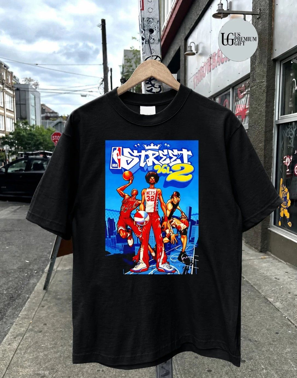 NBA Street Vol 2 cartoon shirt