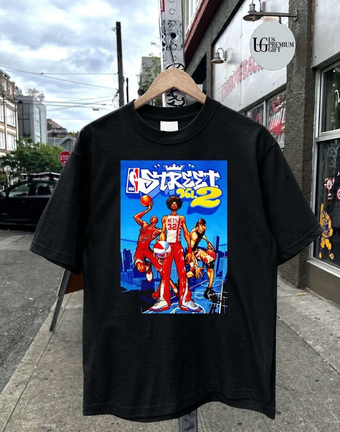 NBA Street Vol 2 cartoon shirt
