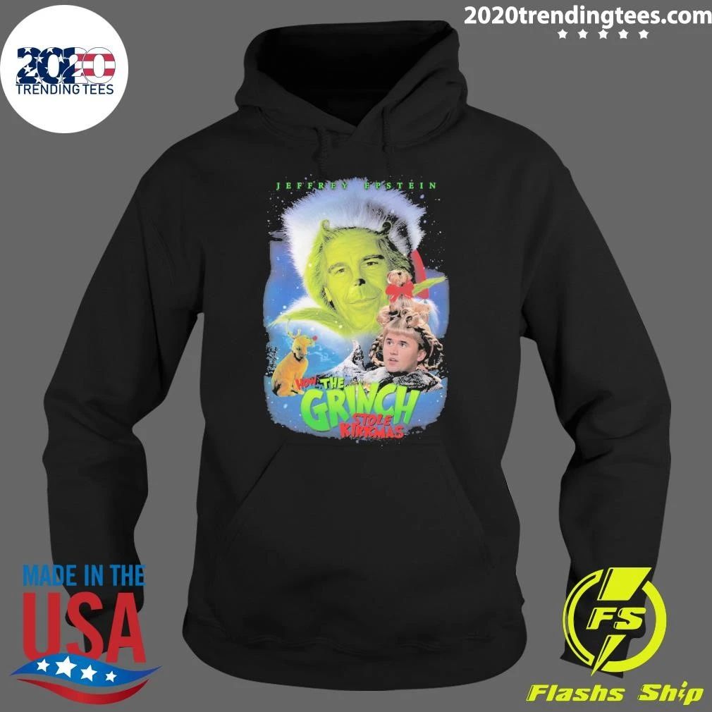 Jeffrey Epstein The Grinch Stole Kirkmas Shirt