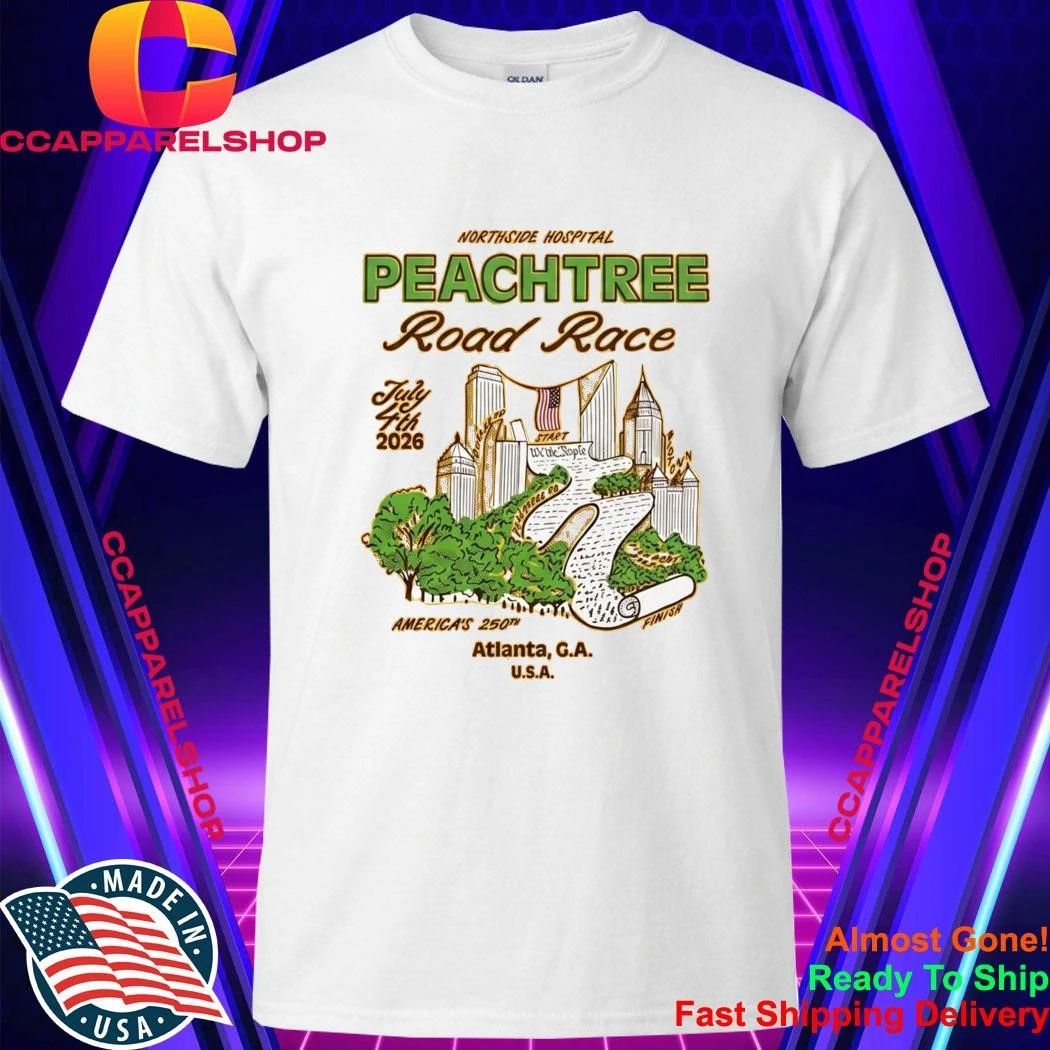 Northside Hospital Peachtree Road Race America’s 250th Shirt