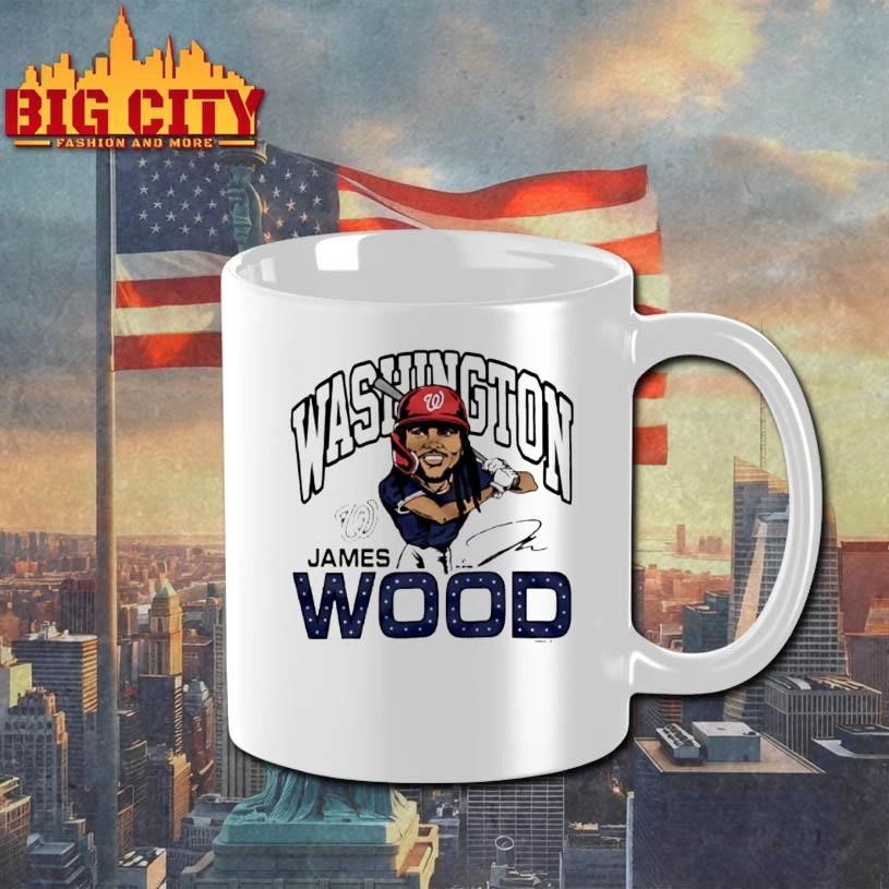 James Wood Washington Nationals James Wood Signature Caricature Funny Art Shirt
