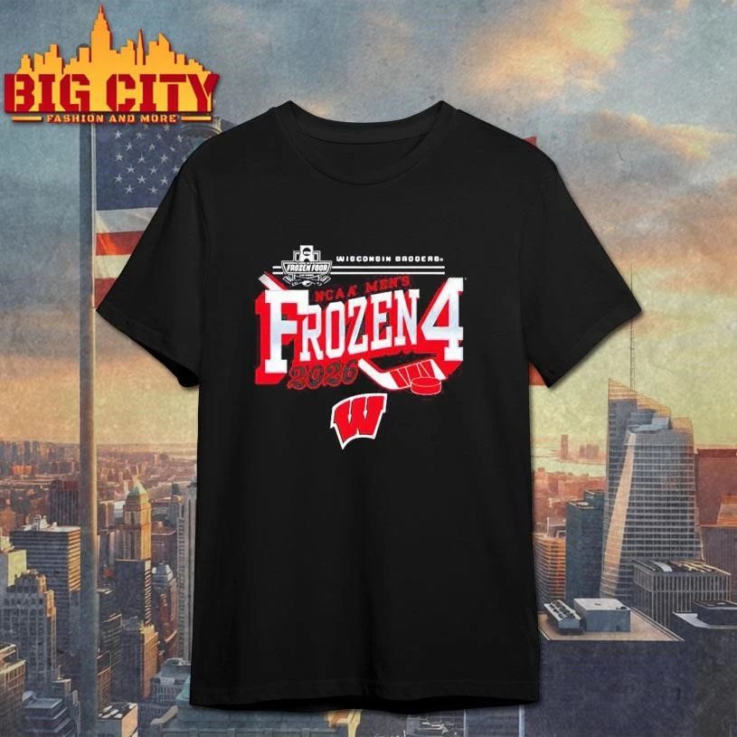 Wisconsin Badgers 2026 Men’s Ice Hockey Frozen Four Graphic Shirt