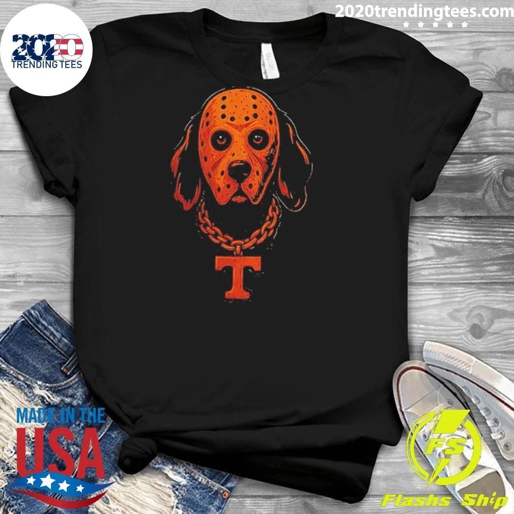 Spooky Tennessee Hound Dog Football Halloween Vols Gameday Shirt