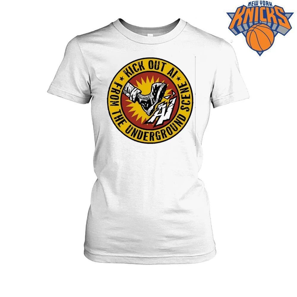 Kick Out AI From The Underground Scene Anti AI Art Shirt