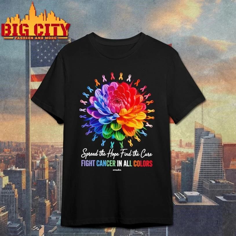 Spread the hope find a cure flower 2026 shirt