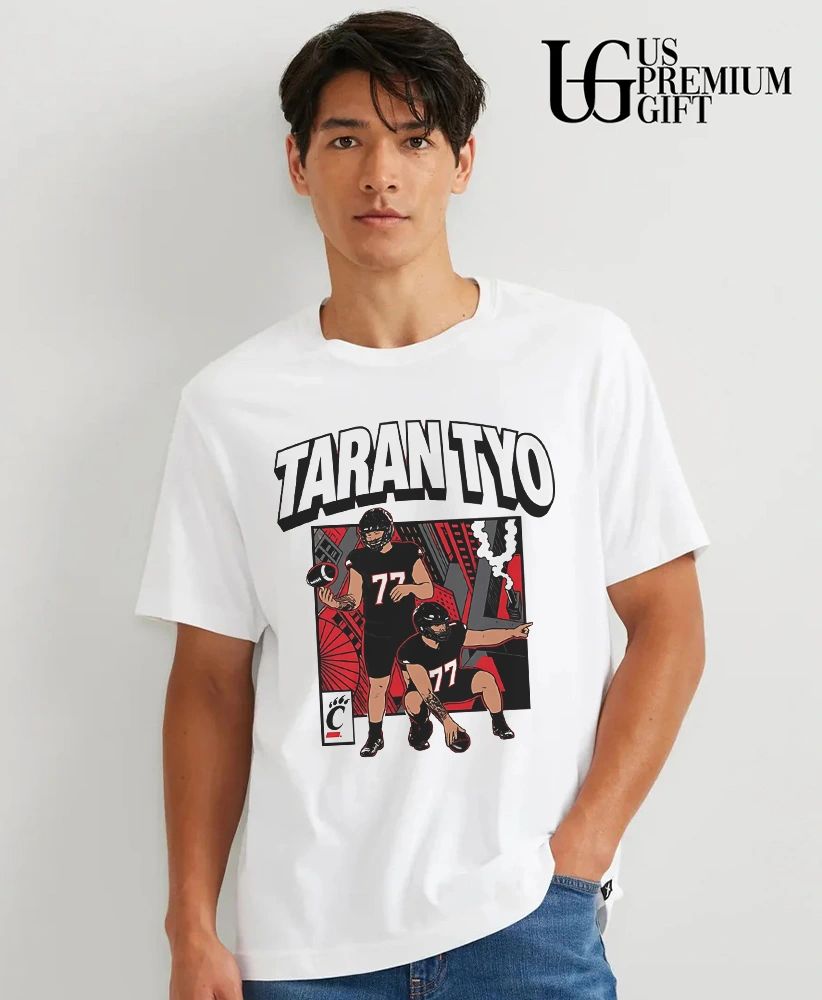 Taran Tyo Cincinnati Bearcats football graphic shirt