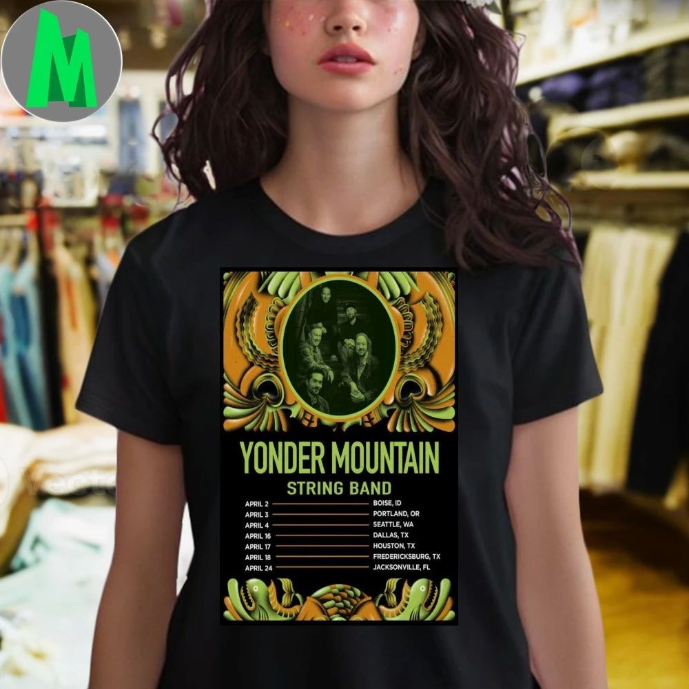 Yonder Mountain String Band Fall Tour 2026 Poster Shirt
