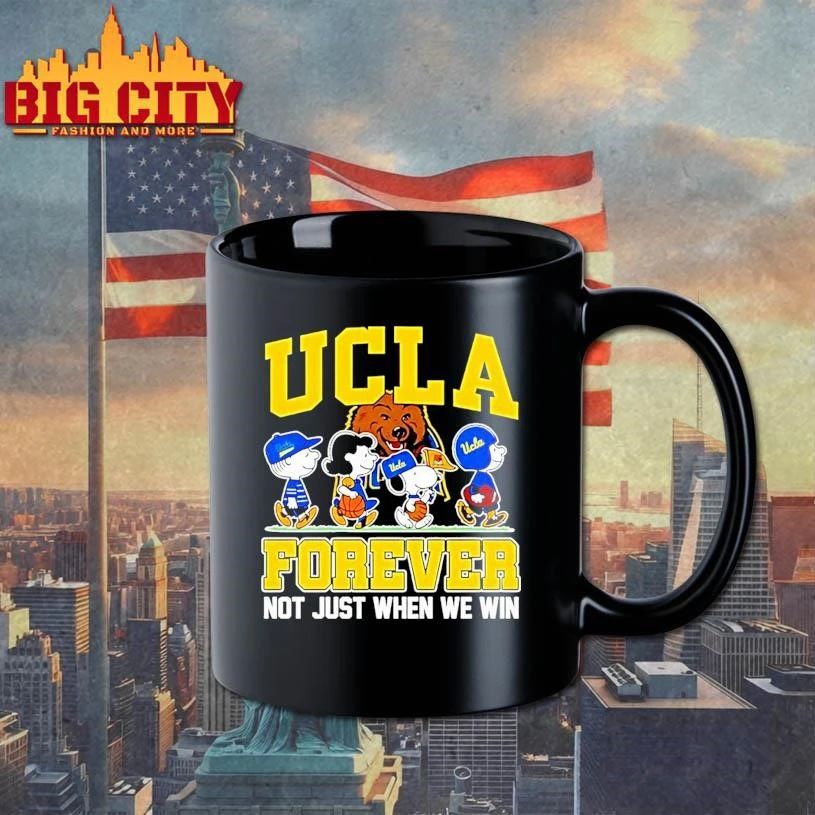 Peanuts Characters Ucla Bruins Forever Not Just When We Win Graphic Shirt