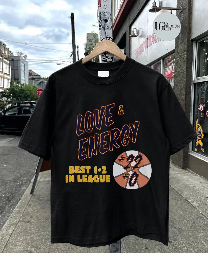 Love & Energy best 1-2 in League Indiana Fever NBA shirt