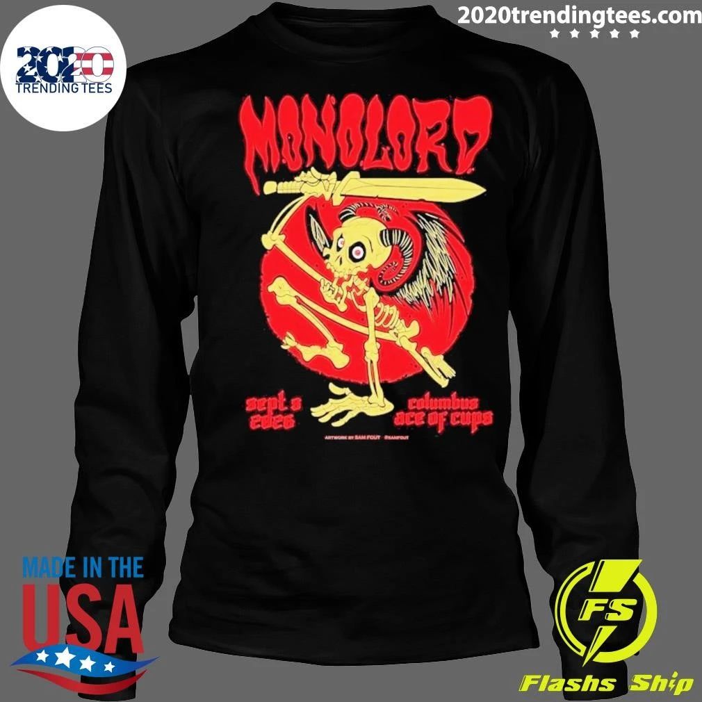 Monolord Ace Of Cups Event Page in Columbus OH Sept 8 2026 Shirt