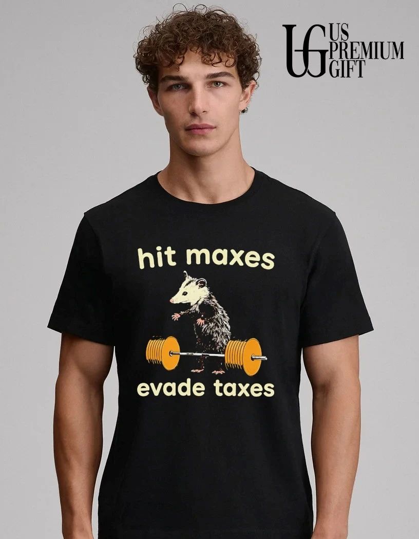 Raccoon Hit Maxes Evade Taxes shirt