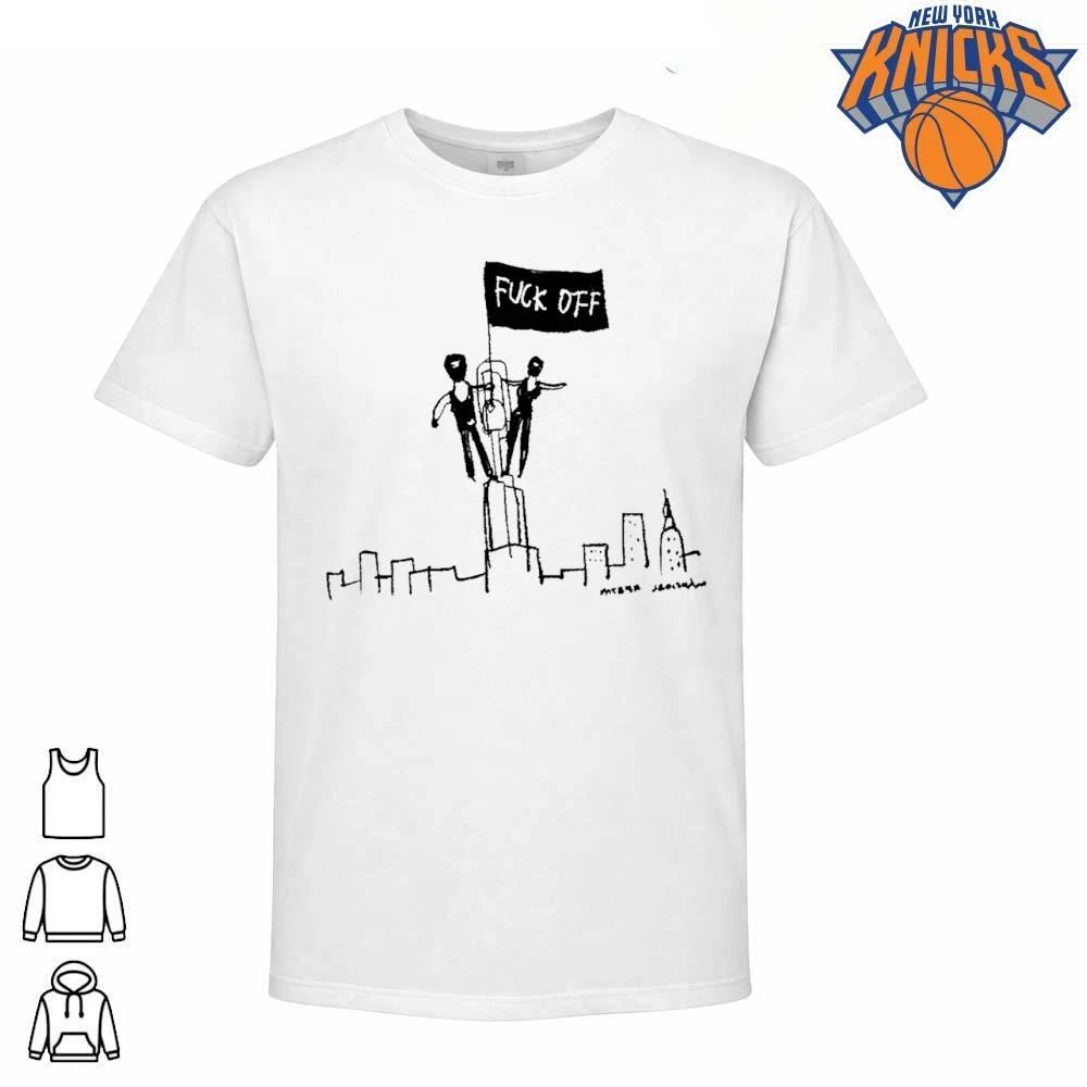 Fuck Off Flag On Top Of Skyscraper City Sketch Art shirt
