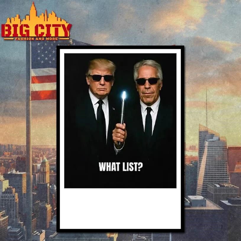 Donald Trump And Jeffrey Epstein What List Graphic Shirt