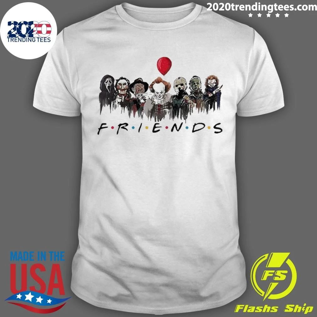 Horror Characters Friends Halloween 2026 Shirt