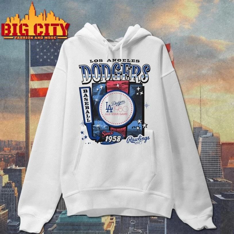 Los Angeles Dodgers Cooperstown Rawlings 47 Graphic Shirt