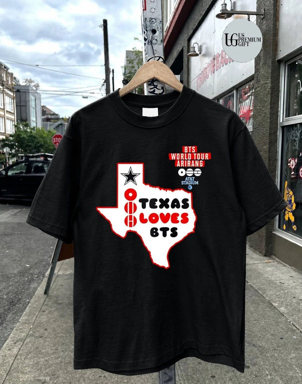 Dallas Cowboys Texas Loves BTS World Tour Arirang at AT&T Stadium shirt
