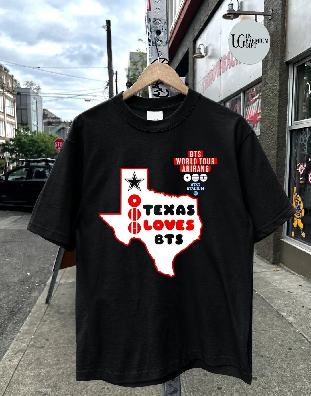 Dallas Cowboys Texas Loves BTS World Tour Arirang at AT&T Stadium shirt