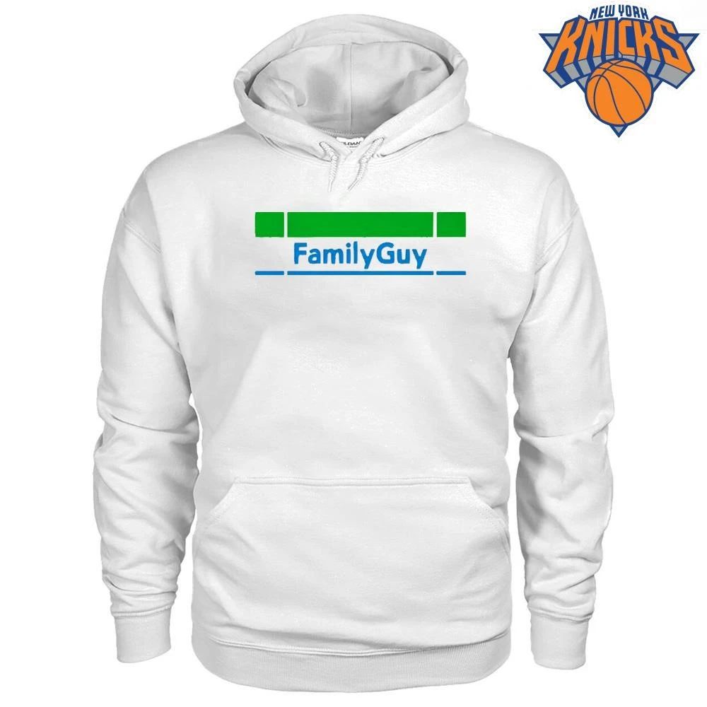 Family Guy Green and Blue Minimalist Logo Parody Shirt