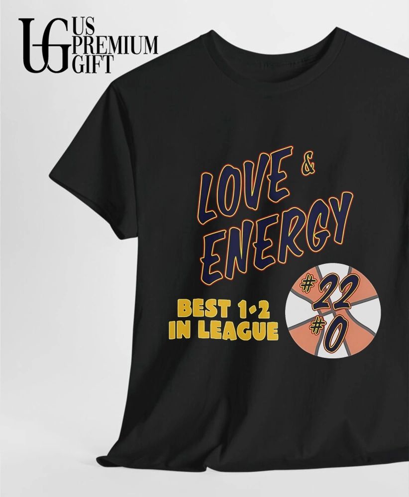 Love & Energy best 1-2 in League Indiana Fever NBA shirt
