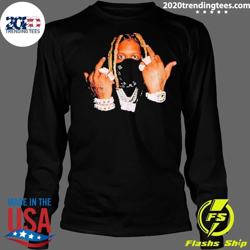 Lil Durk Rapper Middle Finger Diamond Graphic Shirt