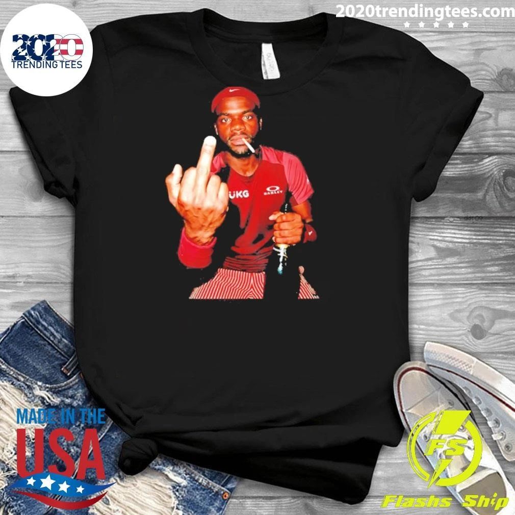 Frances Tiafoe 2026 Middle Finger Smoking And Beer Shirt