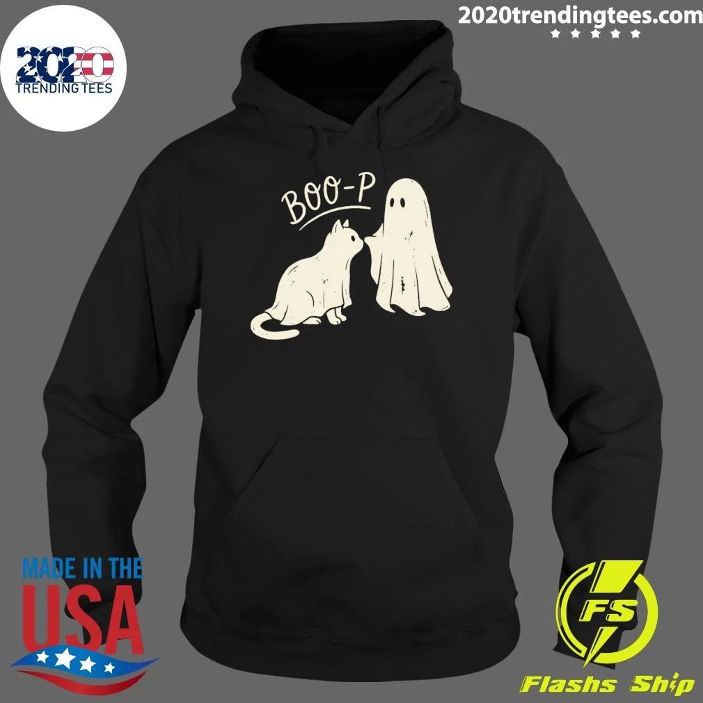 Boop-P Humor Halloween Cat Ghost Shirt