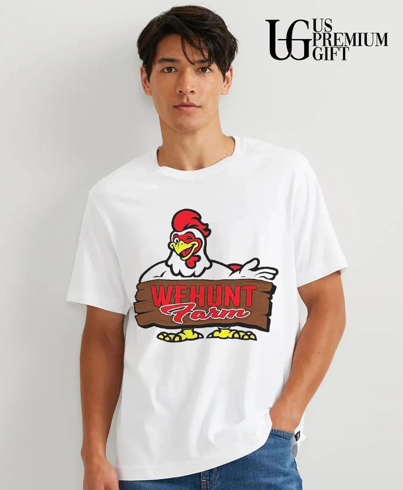 Wehunt Farm Chicken mascot shirt