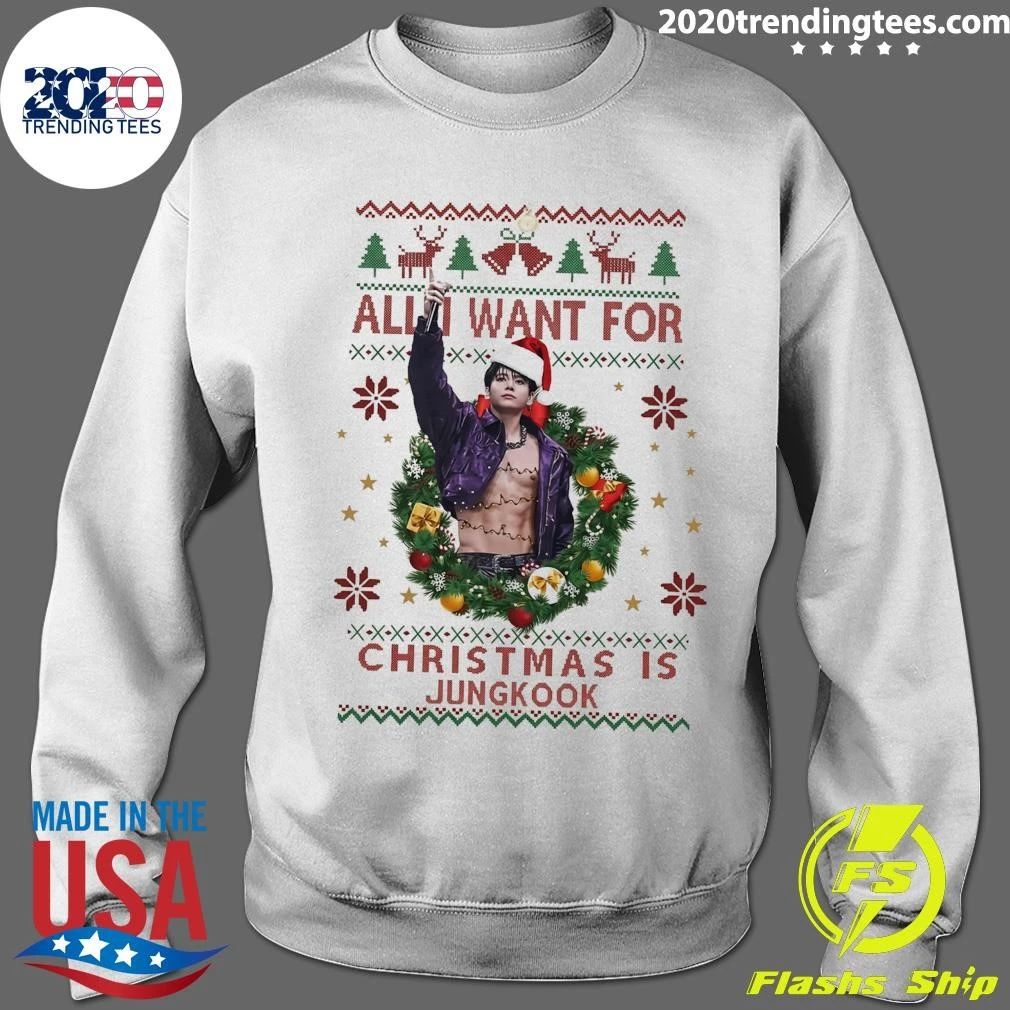 All I Want For Christmas Is Jungkook Sweater Shirt