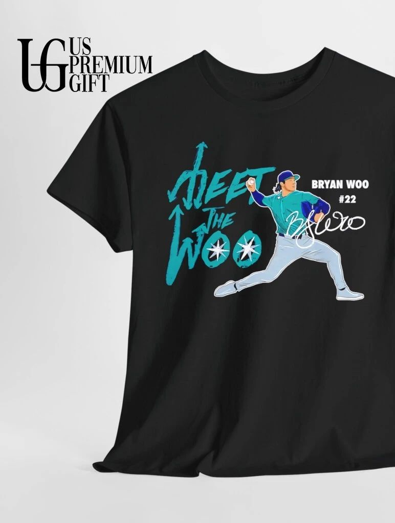 Meet The Woo Bryan Woo Seattle Mariners baseball signature shirt