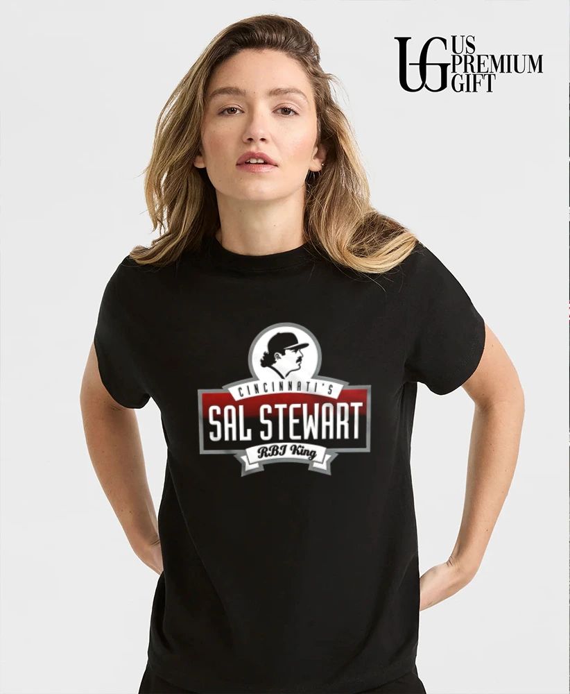 Sal Stewart RBI King Cincinnati Reds baseball shirt
