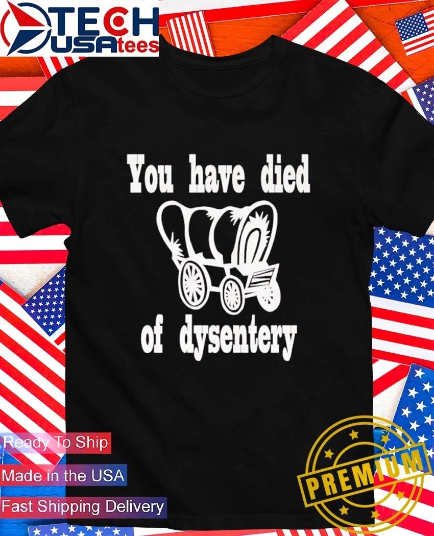 You have died of dysentery shirt