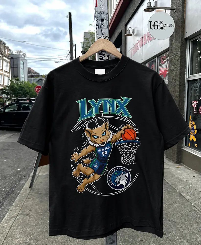 Minnesota Lynx Basketball mascot Slam Dunk Graphic 2026 shirt