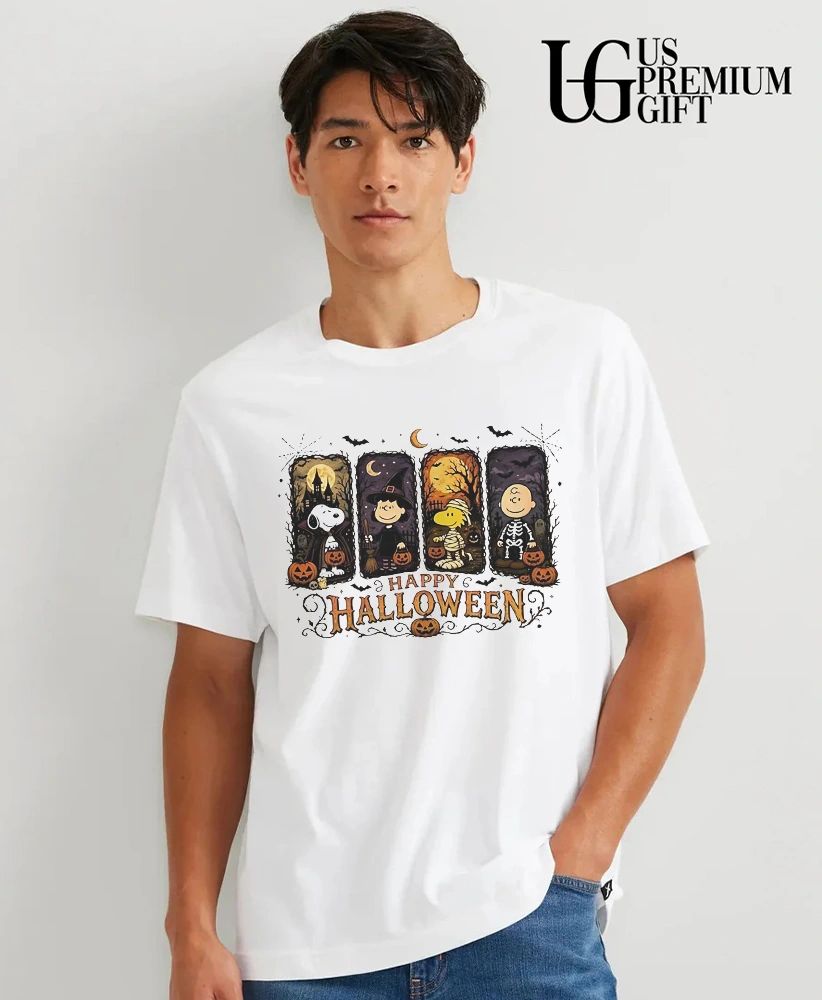 Spooky Happy Halloween Friends Pumpkin Trick Or Treat shirt