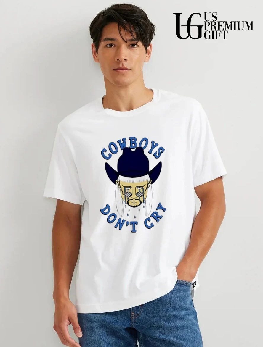 Cowboys Mullet crying western don’t cry shirt