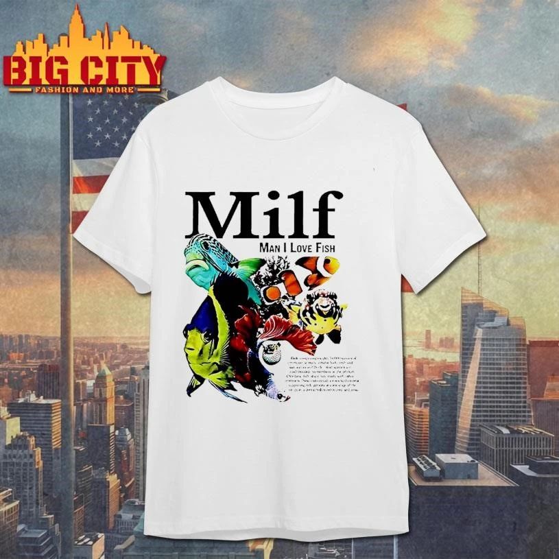 Milf Man I Love Fish Vintage Shirt