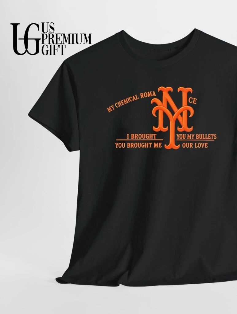 New York Mets My Chemical Romance I brought you my bullets you brought me your love shirt