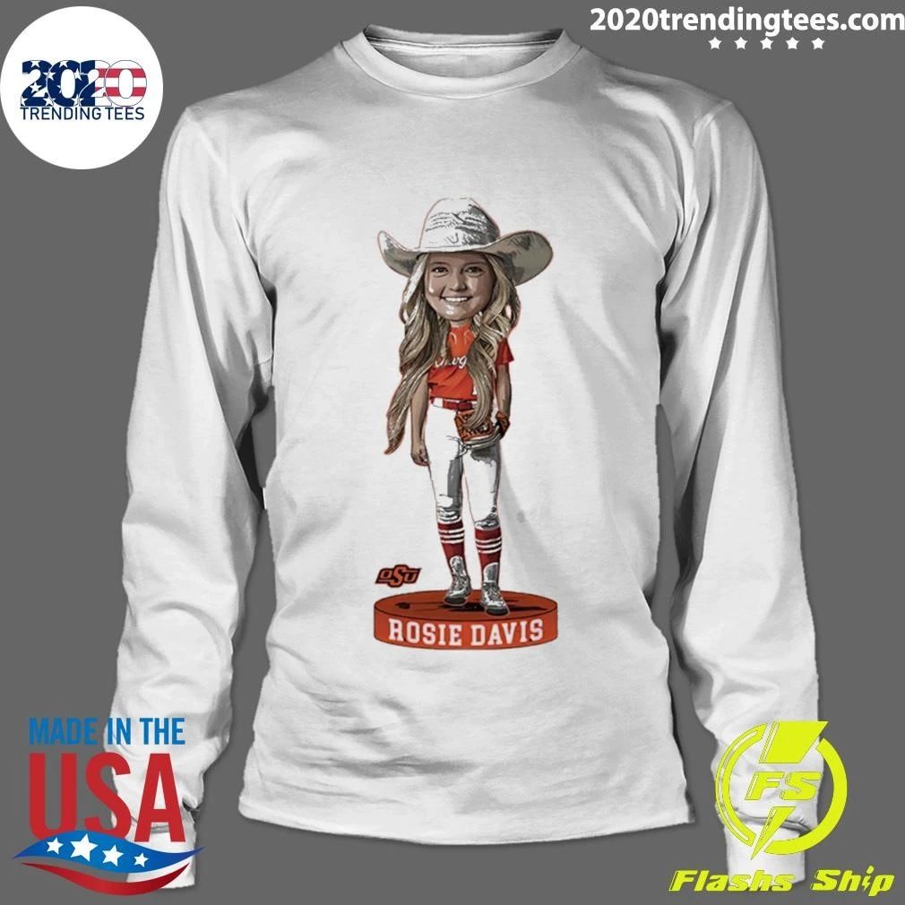 Rosie Davis Oklahoma State Softball Player Caricature Shirt