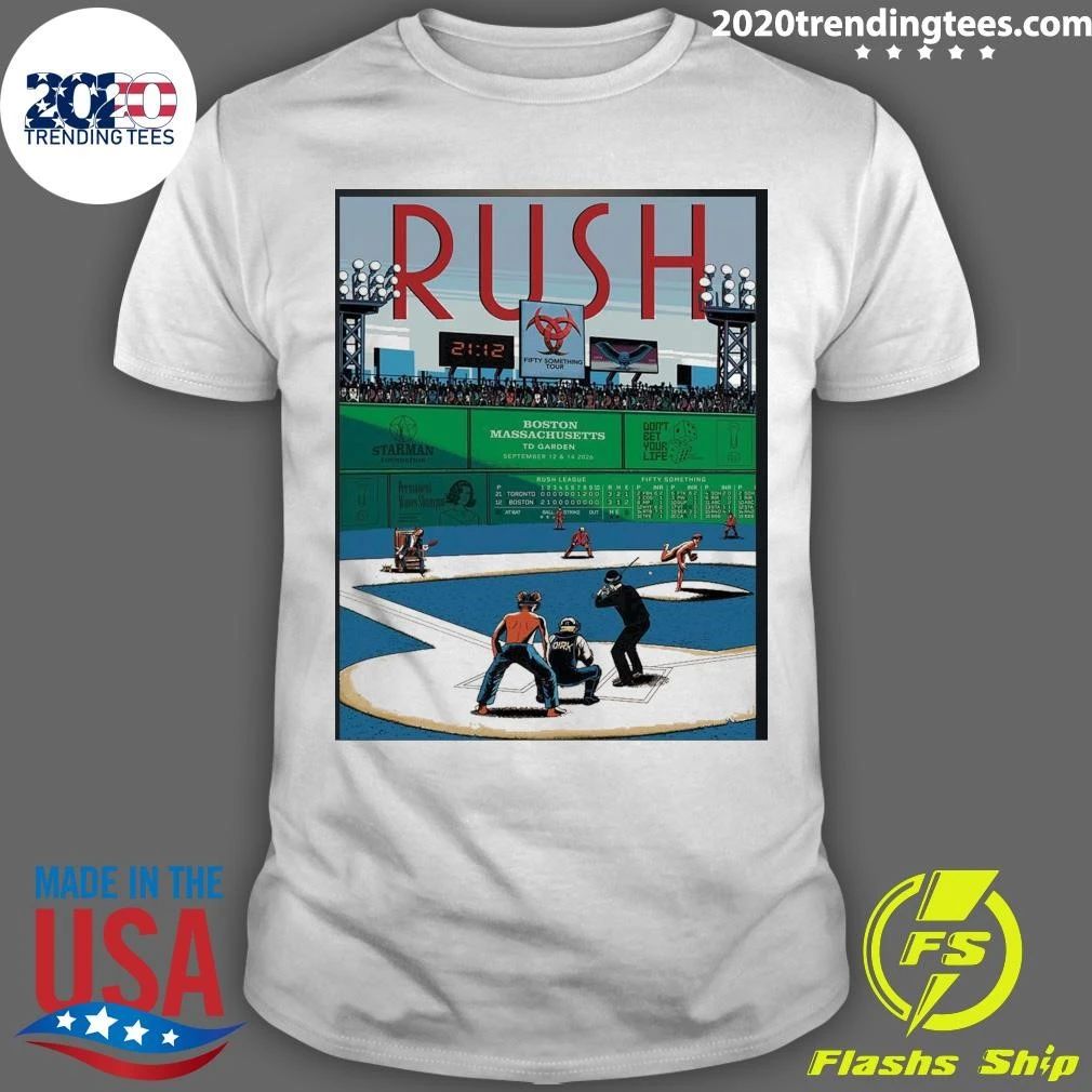 Rush Boston Poster 2026 Shirt