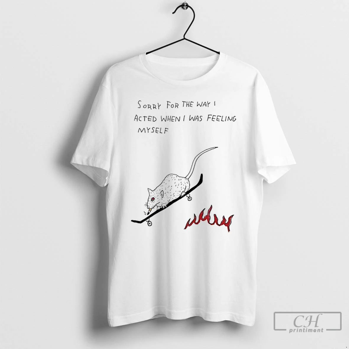 Classic Rats Sorry For The Way I Acted When I Was Feeling Myself T Shirts