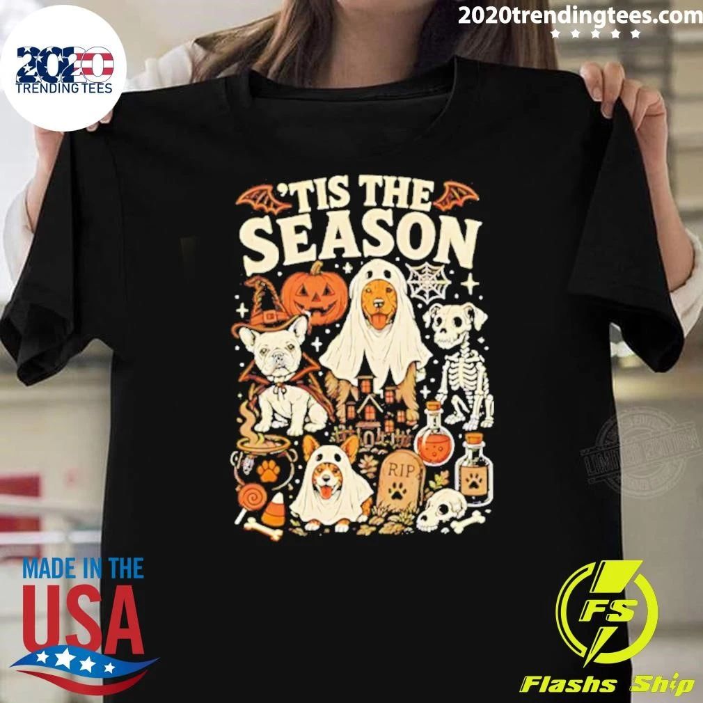 Tis The Season Halloween Dog Shirt
