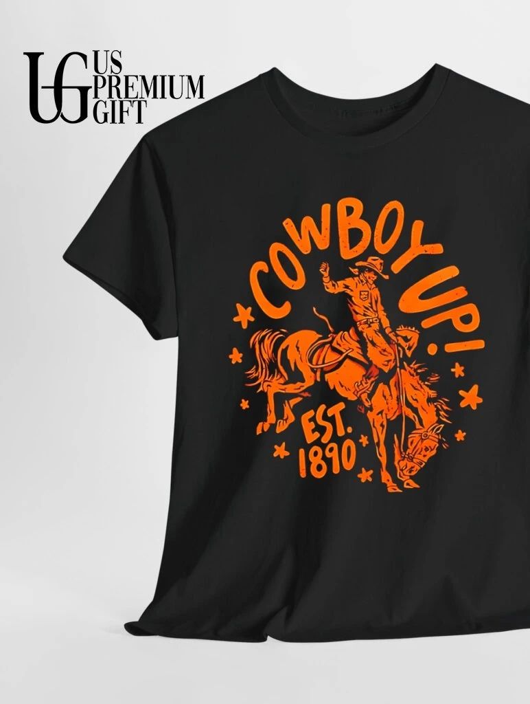 Rodeo Bucking Bronco Cowboy Up Est 1890 shirt