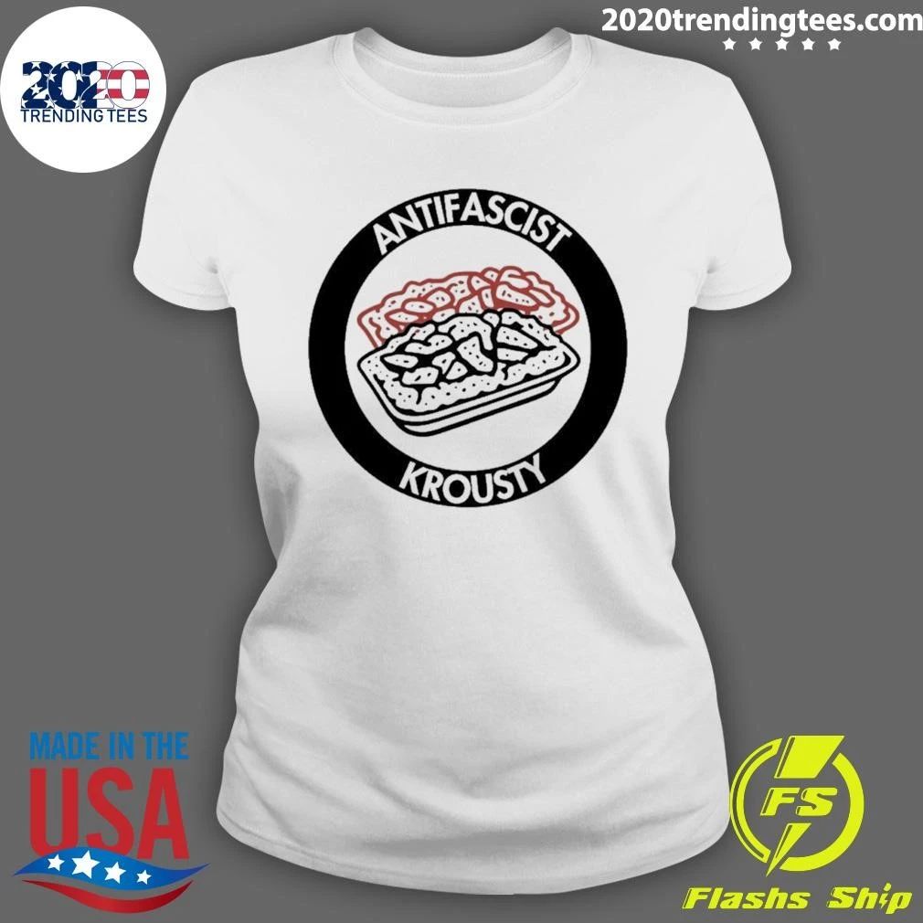 Antifascist Krousty Antifa Political Protest Shirt