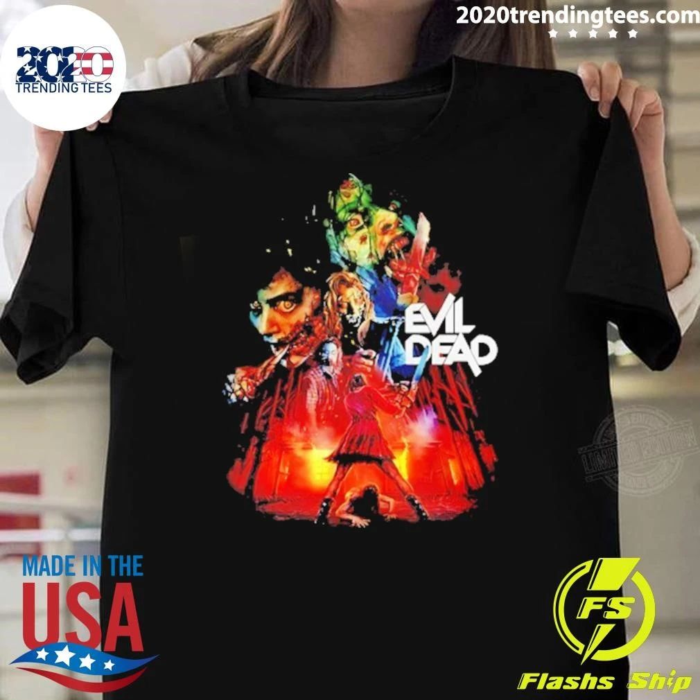 Evil Dead Horror Movie Cult Classic Chainsaw Shirt