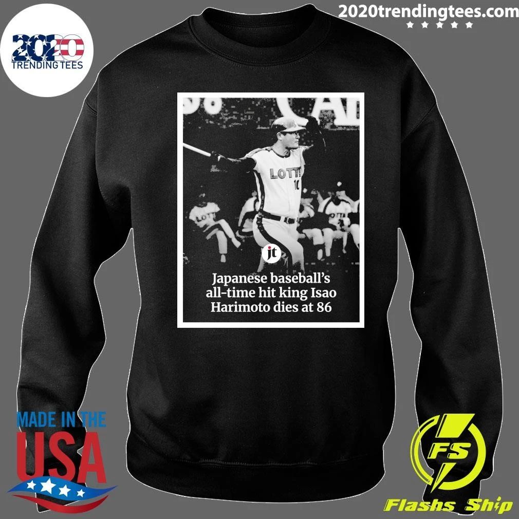 Isao Harimoto, Japanese Baseball’s All-Time Hit King, Has Died He Was 86 Shirt