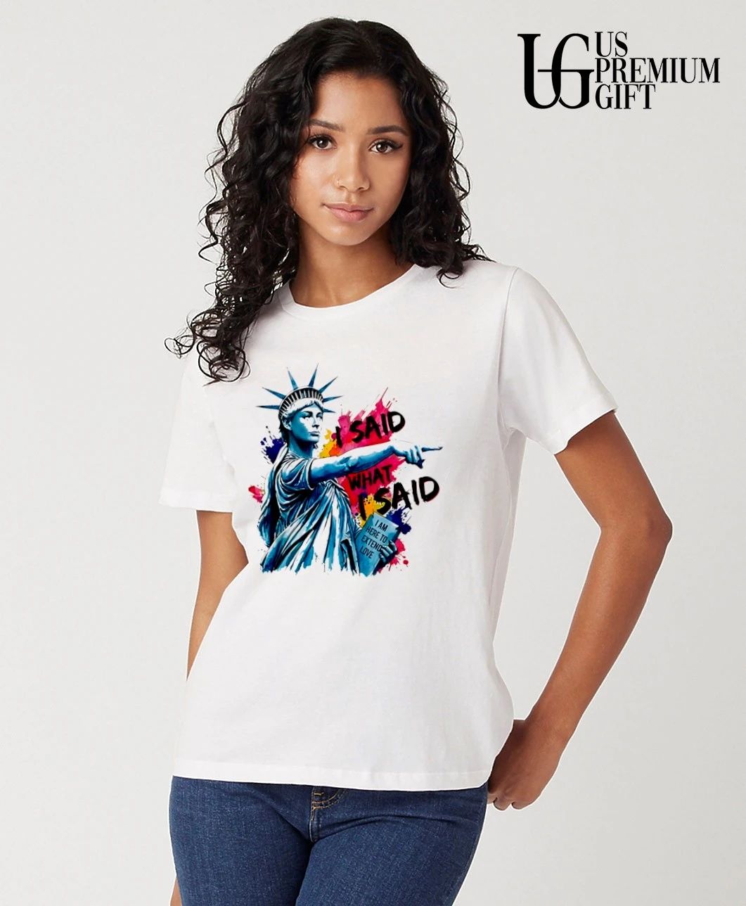 Sophie Cunningham I Said What I Said Statue Of Liberty shirt